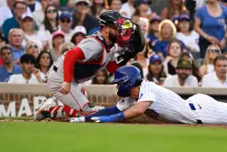 Cubs club five homers in 6-0 bashing of Red Sox